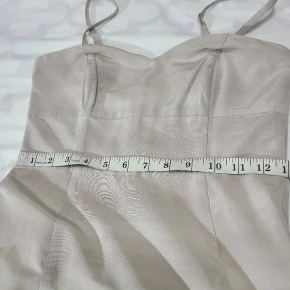 Moulinette Soeurs Khaki Spaghetti Strap Dress Size 2‎